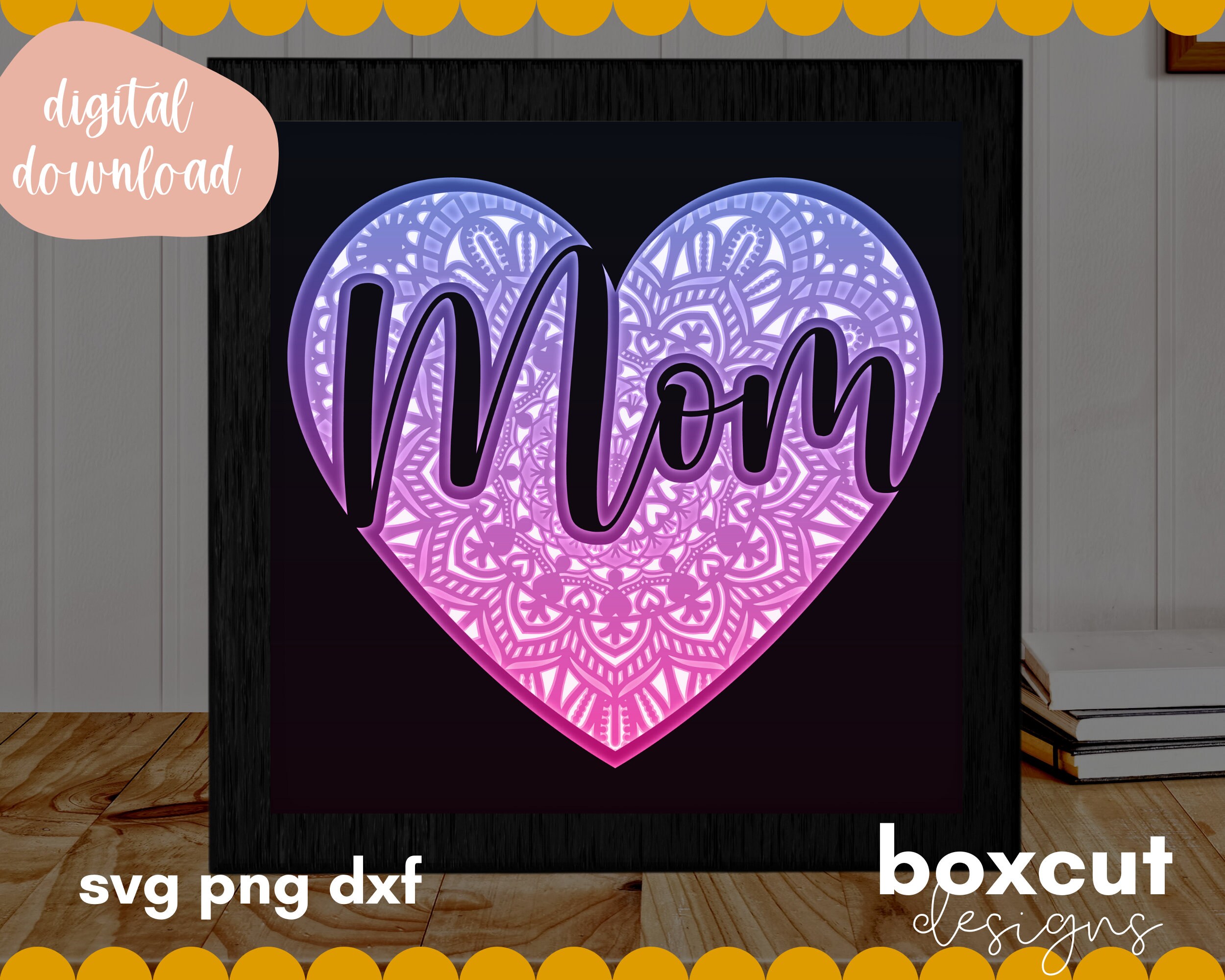 Free Free 330 Mom Layered Mandala SVG PNG EPS DXF File