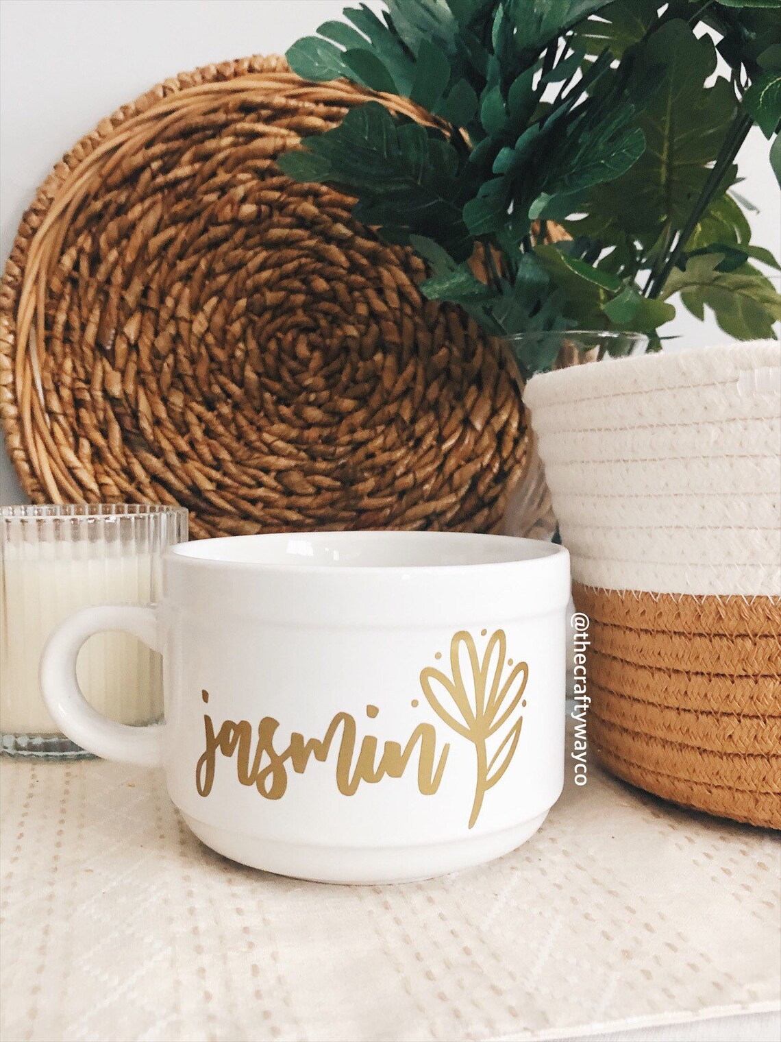 Personalized Soup Mug Handle Oversized Coffee Mug Custom Etsy