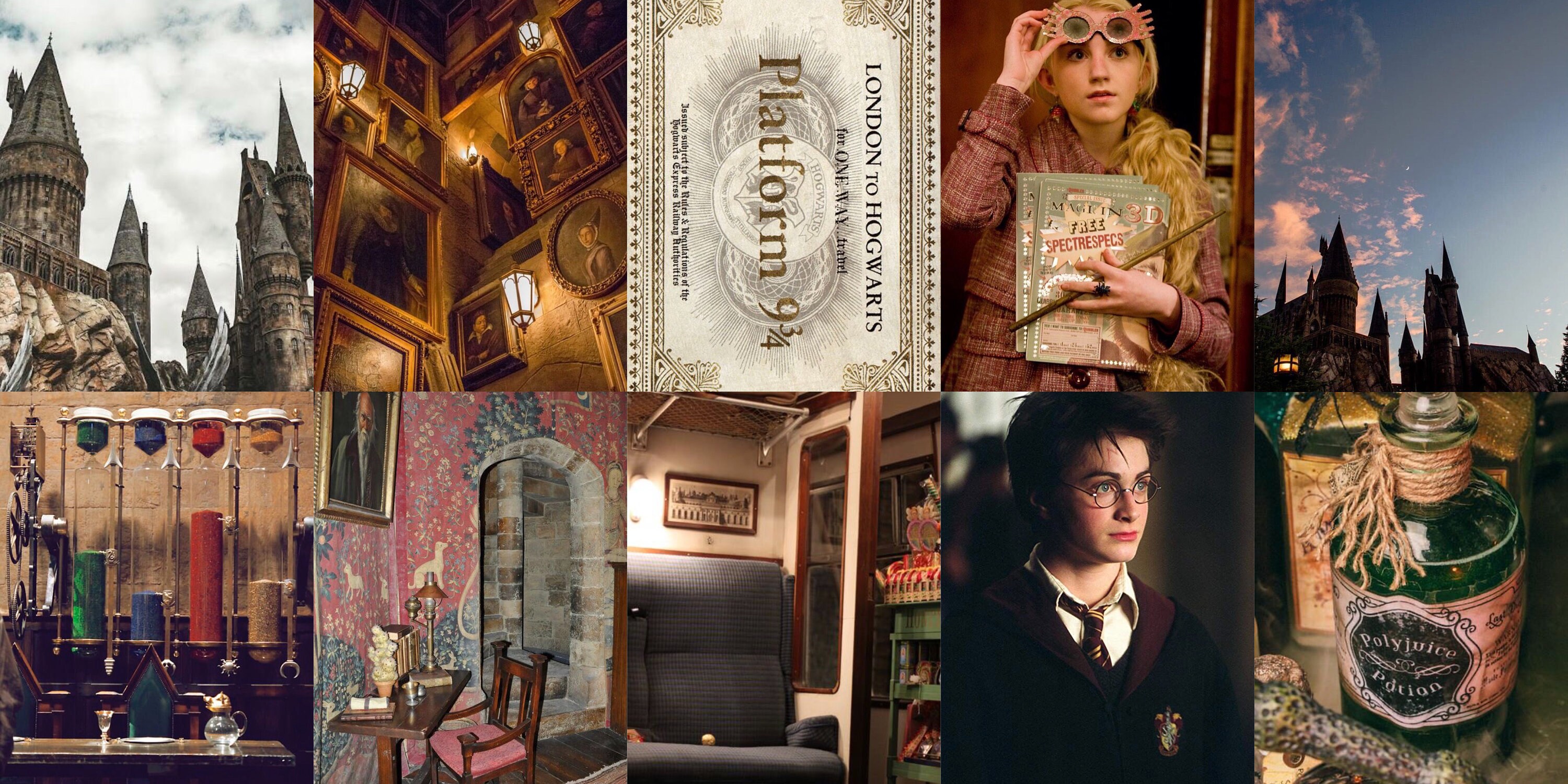 Harry Potter estética collage kit decoración de pared 100 | Etsy