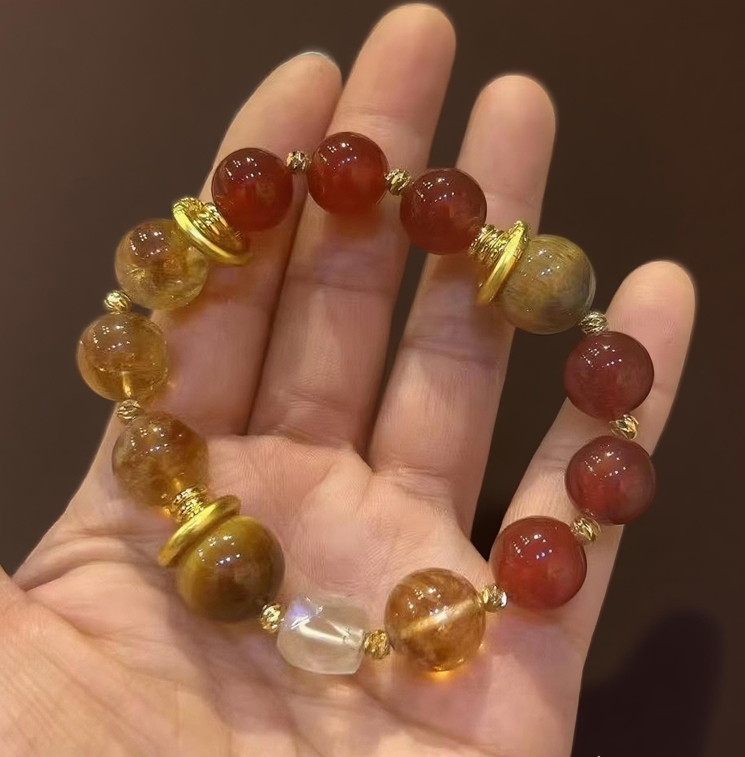 Bracelet mystique avec #cristaux • Cinq éléments personnalisés + rapport sur la destinée #cristaux guérisseurs