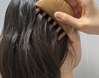 Verawood Scalp Massager Comb – Handmade Stress Relief Hair Tool, Natural Wood Massage Brush