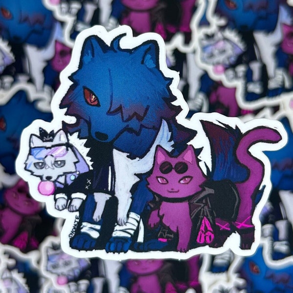 HONKAI STAR RAIL - "stellaron hunting”  sticker // Kafka blade silver wolf // fan art merch