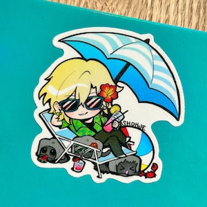 HONKAI STAR RAIL - &quot;summer aventurine&quot; sticker // aventurine // fan art merch