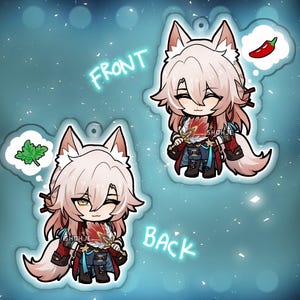 HONKAI star rail keychain charms - jiaoqiu // fan art merch