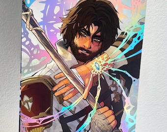ARCANE - JAYCE - 11x17 iridescent foil print (fan art merch)