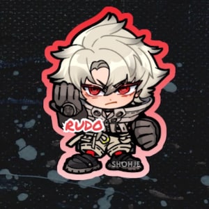 GACHI キーホルダー チャーム - リヨ ルド ザンカ エンジン タムシー セミウ アモ ジャバー ウォンガー グリ ギター フォロ // ファン アート グッズ —RUDO