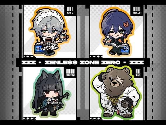 ZZZ Zenless Zone Zero Keychain Charms // Maid Wise Butler Belle