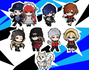 PREORDER ! // Persona keychain charms // p3 p3r fan art merch