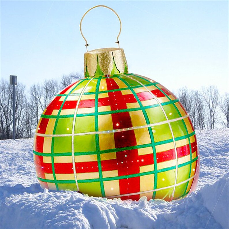 XXL Christmas Outdoor Inflatable Baubles PVC Giant Large Etsy UK