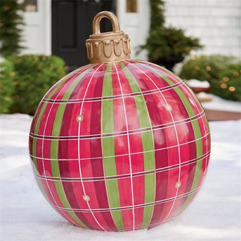 XXL Christmas Outdoor Inflatable Baubles PVC Giant Large Etsy UK