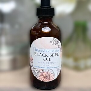 Organic Black Seed Oil - Cold Pressed