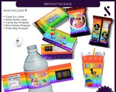 Birthday Package - Pop It Personalized Digital File Only
