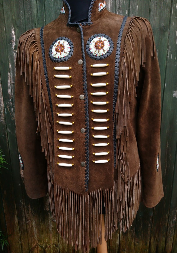 Fringed suede jacket