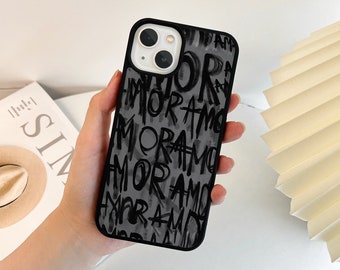 Amor Phone Case Love Phone Case Gothic Phone Case iPhone 15 Pro Max Case 13 Pro Case 13 Pro Max 13 Mini Case iPhone 15 Case iPhone 11 Case