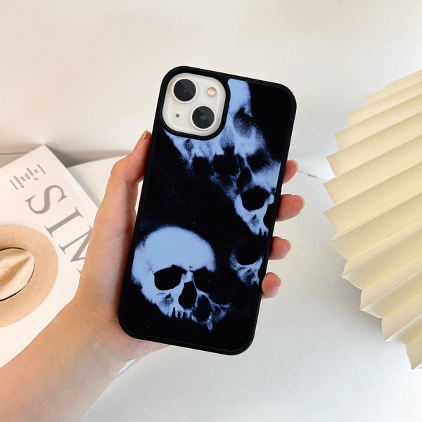 Skeleton Phone Case Skull Phone Case Gothic Phone Case iPhone 15 Pro Max Case 13 Pro Case 13 Pro Max 13 Mini Case iPhone 15 Case iPhone 11