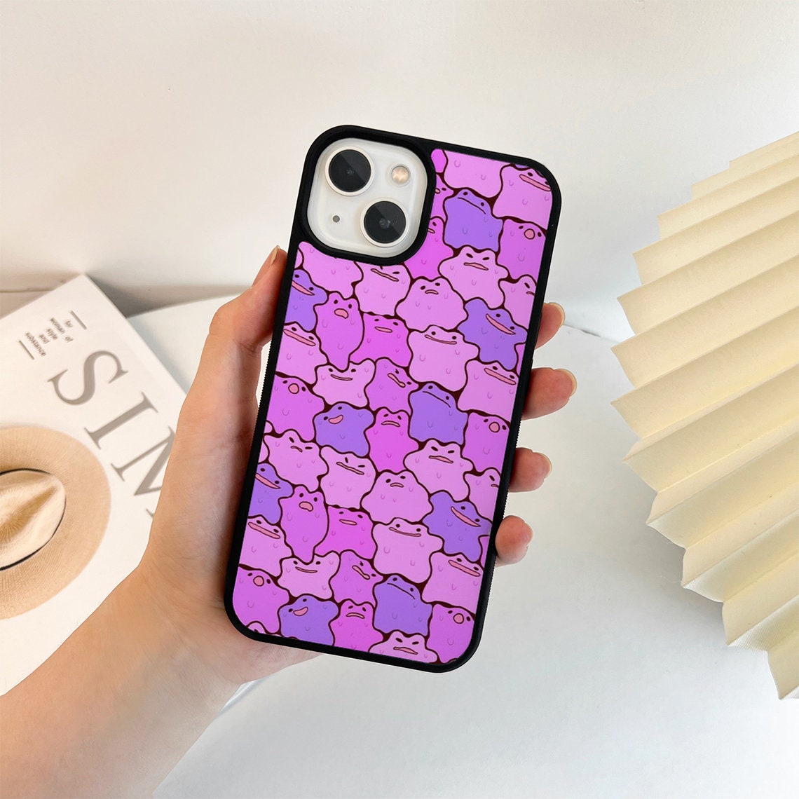 Cute Monster Cartoon Purple Phone Case For Iphone 13 12 11 Pro Etsy