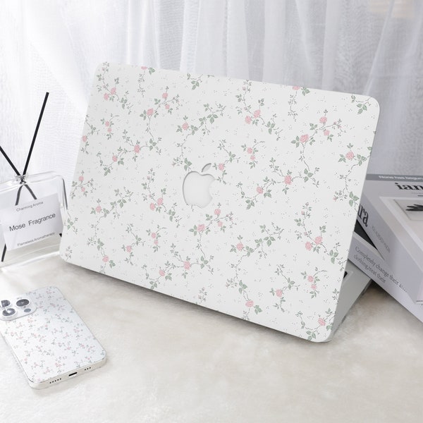 Flower Minimalist Mac Laptop Case Laptop Cover For Macbook Air Case 15/13/11 Inch Pro 13/14/15/16 Hard Protective Macbook Case M1 M2 M3 2024