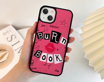 Burn Book Phone Case For Iphone 13 12 11 Pro Max Case Iphone Etsy