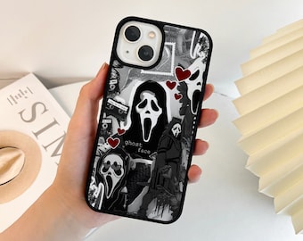 Ghost Aesthetic Phone Case Horror Case iPhone 15 Pro Max Case 14 Plus 13 Pro Case 13 Pro Max 13 Mini Case iPhone Xr Case iPhone 11 15 Case