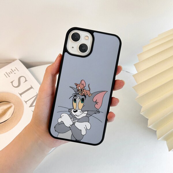 Tom and Jerry Phone Case Cartoon Phone Case Cute iPhone 15 Pro Max Case 13 Pro Case 13 Pro Max 13 Mini Case iPhone 15 Case iPhone 11 Xr Case