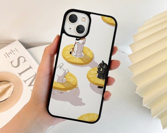 Cat Phone Case Aesthetic Phone Case Cute iPhone 15 14 13 12 11 Pro Max 15 14 Plus Case 14 Pro Case 13 12 Mini Case 7/8/SE X/XS XR 2020 2022