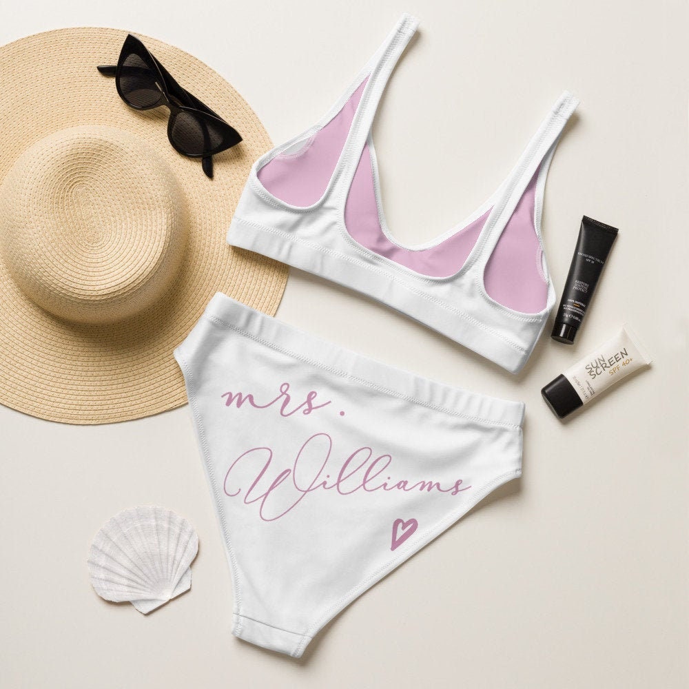Personalized Bride Bachelorette Bikini Bachelorette Swimsuits Custom …