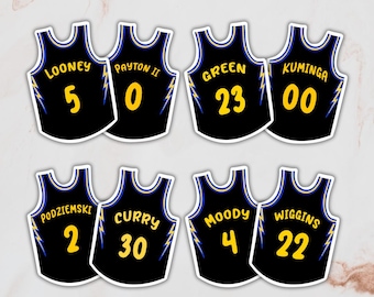 NBA San Francisco California Golden State Warriors 75th City Edition Black Basketball Team Jersey