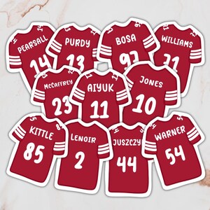thumbnail image 2 of San Francisco 49ers Vinyl Decal / Sticker – Choose From 5 Sizes! 2 of 6