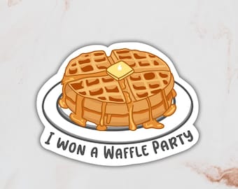 Apple TV Original Severance Waffle Party Sticker