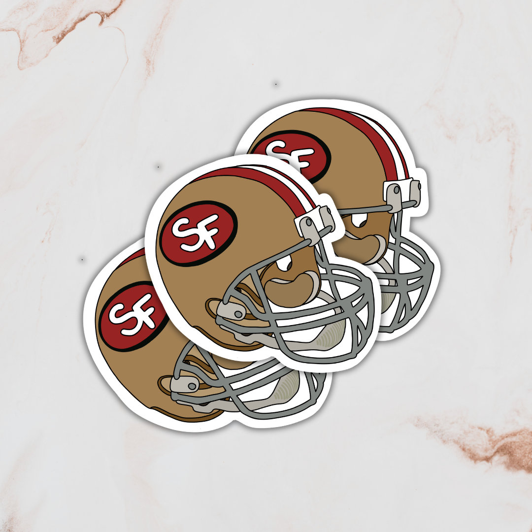 49er helmet icon San Francisco 49ers Official NFL Football Team Theme Logo Poster hard fan by hanging up this 3 San Francisco 49ers Helmet Logo