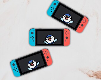 Nintendo Switch Console Pokemon Piplup Sticker