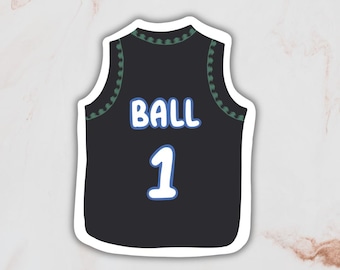 NBA Anthony Edwards LaMelo Ball Minnesota  Timberwolves Basketball Team Jersey Sticker
