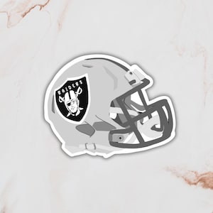 Adesivo per casco sportivo della squadra di football dei Nevada Raiders della NFL Las Vegas