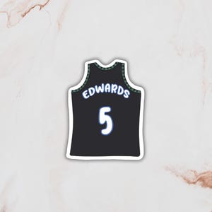 Maillot NBA Anthony Edwards Minnesota Timberwolves Sticker