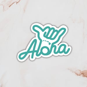 Hawaiian Aloha Hang Loose Hawaii Island Sticker