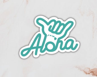 Hawaiian Aloha Hang Loose Hawaii Island Sticker