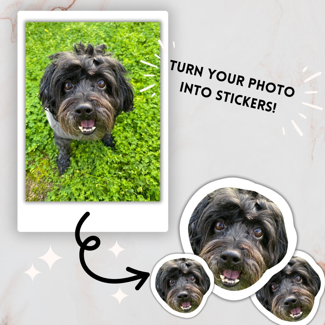 Personal Photo Sticker Custom Photo Sticker, Personalized Sticker, Custom Stickers, Water ...