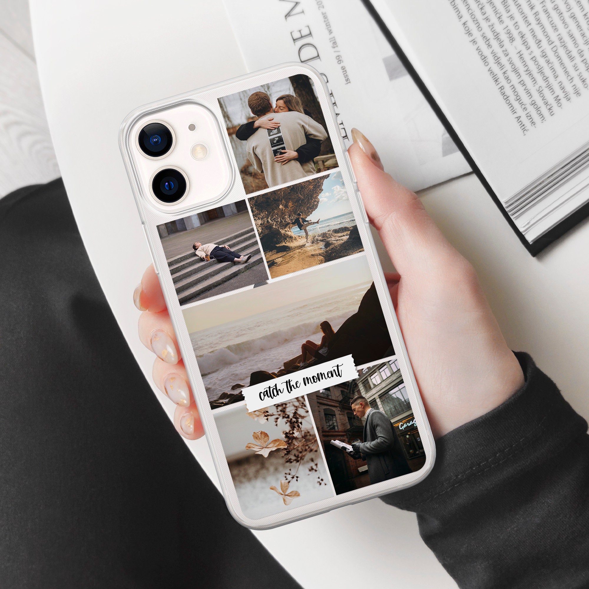 Custom Photo Collage Phone Case Personalised Cover Fits for Etsy