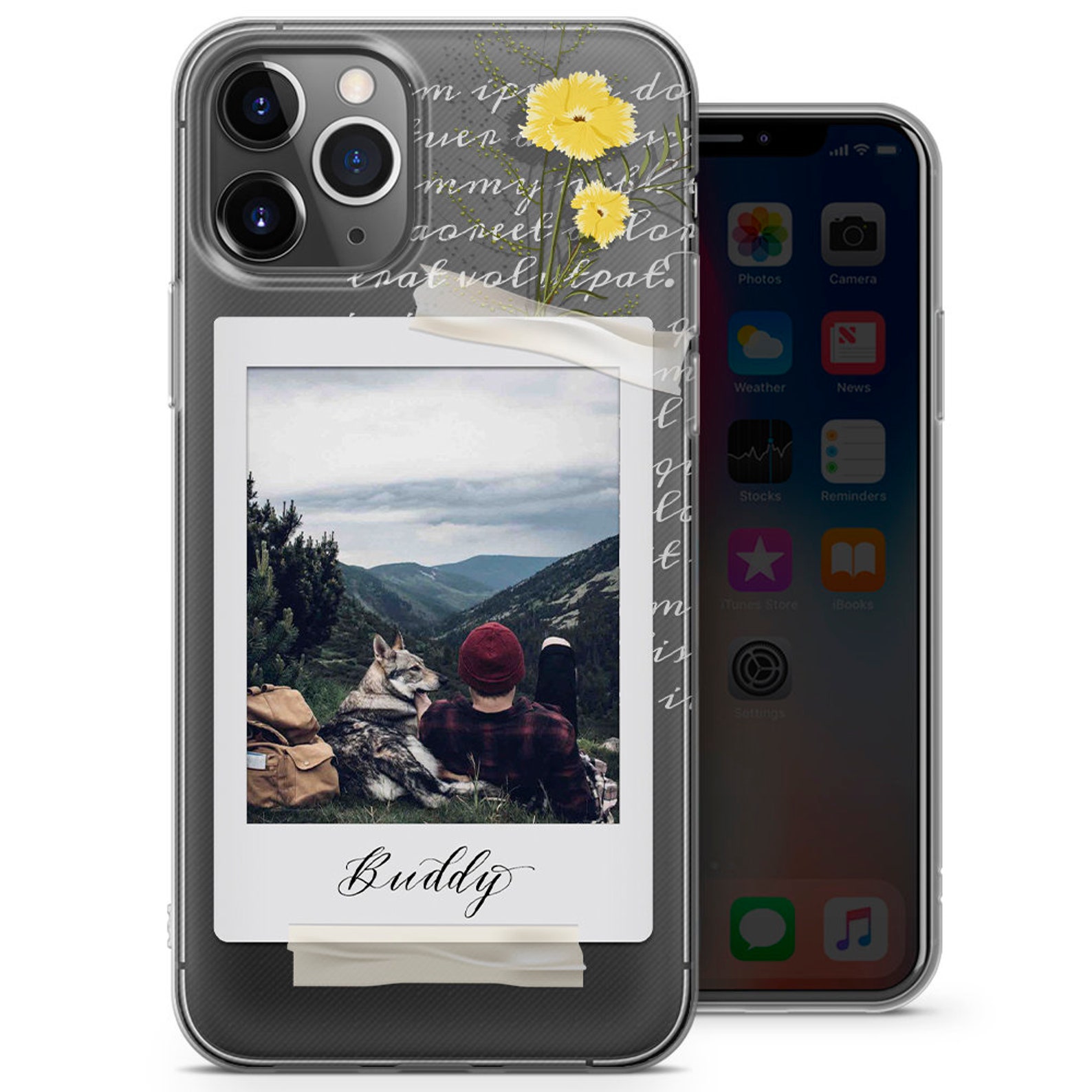 Custom Photo Polaroid Phone Case fits for iPhone 12/12 Pro/12 Etsy
