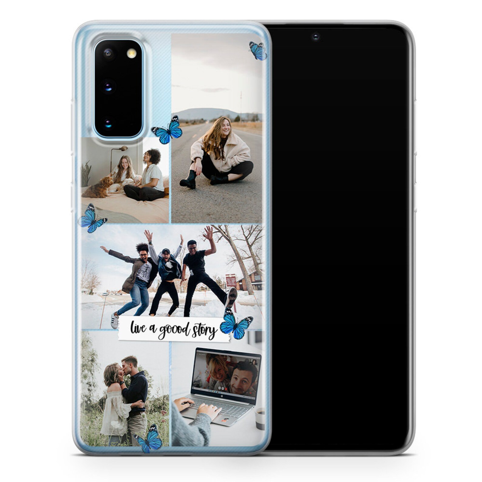 Custom Photo Collage Phone Case Personalised fits for Samsung Etsy