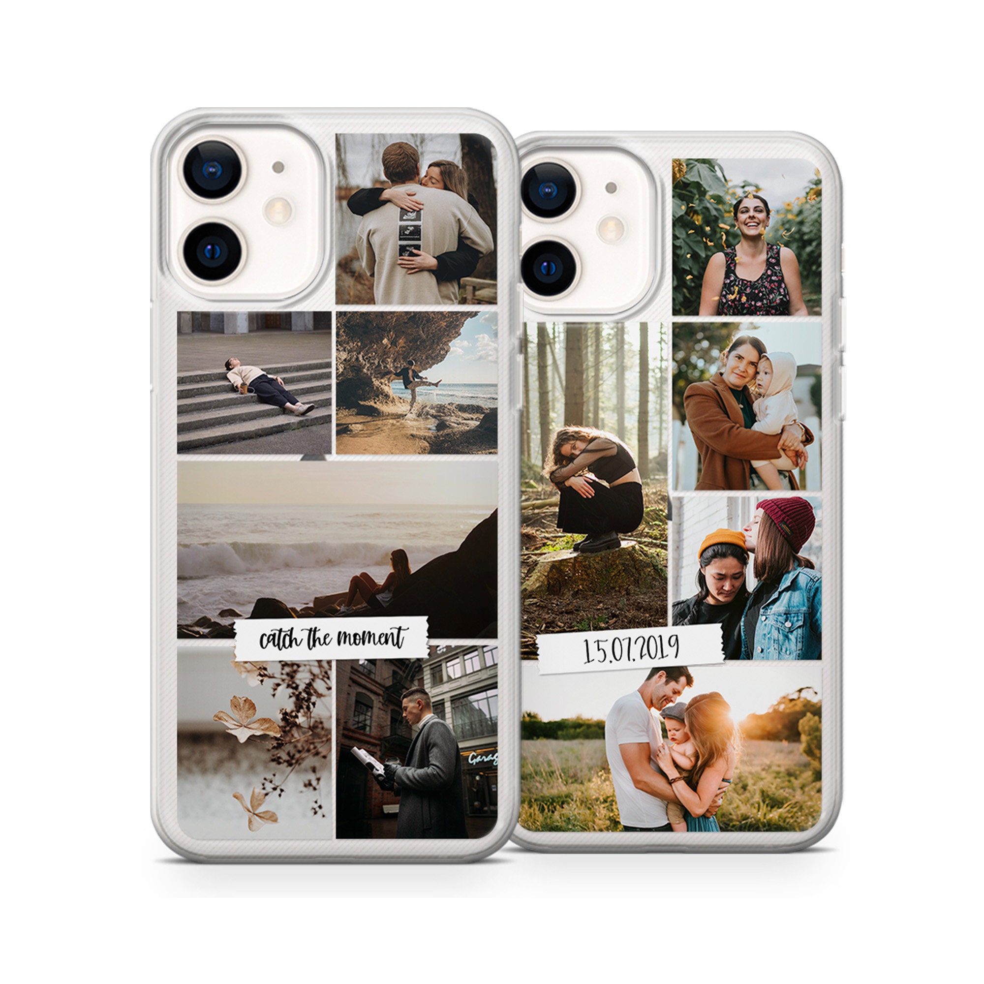 Custom Photo Collage Phone Case Personalised Cover fits for Etsy