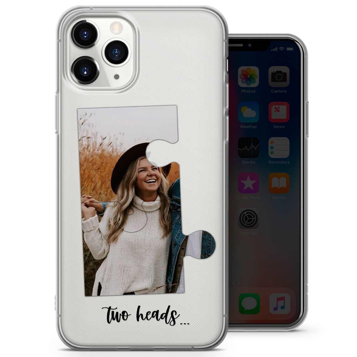 Custom Photo Couple Phone Case fits for iPhone 12/12 Pro/12 Etsy
