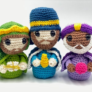 Crochet pattern/crochet instructions - nativity figures - the Three Wise Men (crib / X-Mas / Christmas) - Christmas