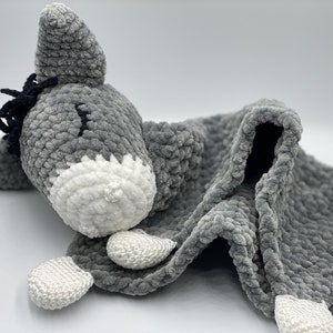 Crochet Pattern Comforter Donkey / Cuddly Donkey, crochet pattern cuddle cloth cuddle cloth donkey