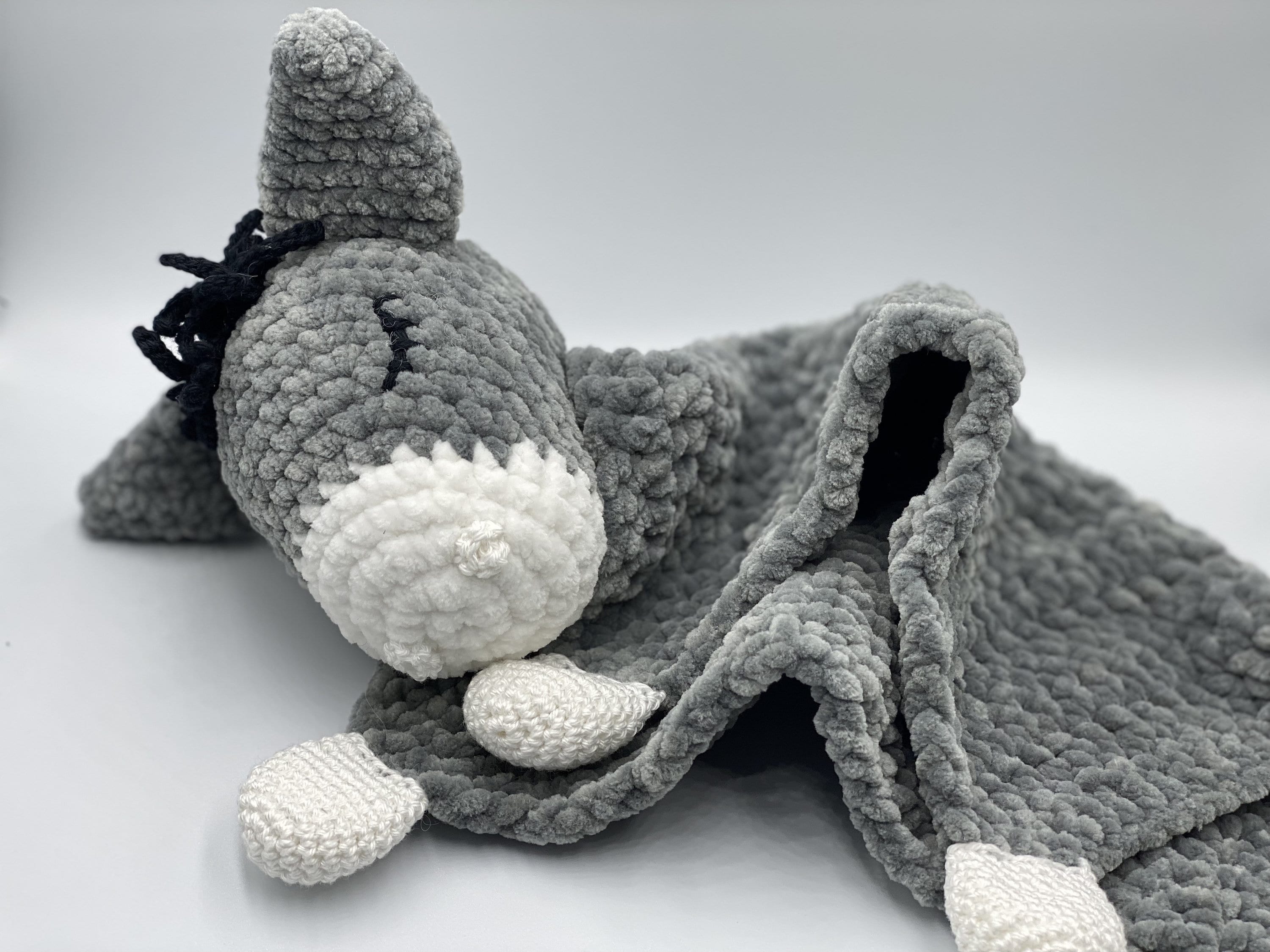 Crochet Pattern Comforter Donkey / Cuddly Donkey