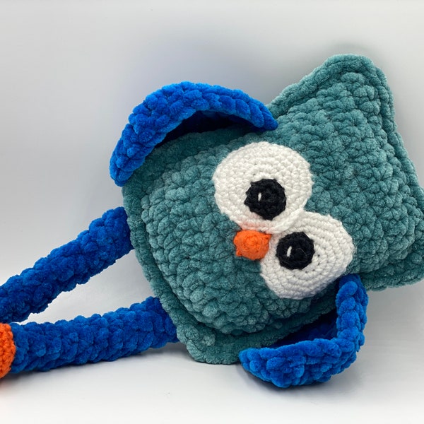 Crochet pattern / crochet pattern - Fluffy Friends Owl/Eule/Uhu "Ollie" - Crochettoy / cuddly toy