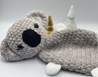 Crochet Instructions / Crochet Pattern - Crinkle Toy (Crinkle Cloth Koala)