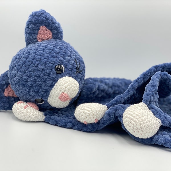 Crochet Pattern Comforter Cuddly Cat / crochet pattern comforter, comforter kitty cat