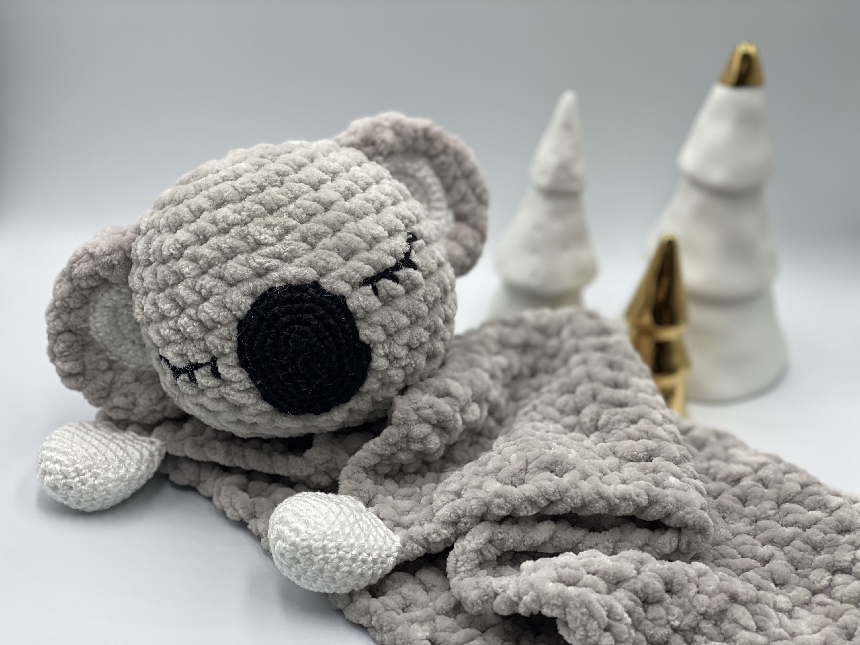 40 Koala Crochet Patterns for Amigurumi, Hats, Loveys, and Nursery Decor 22 Crochet Pattern Comforter Cuddly Koala