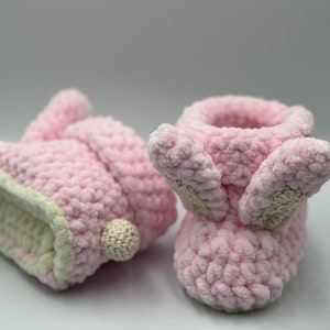 Crochet pattern / crochet pattern - baby shoes / baby shoes / baby boots / baby boots - rabbit / bunny